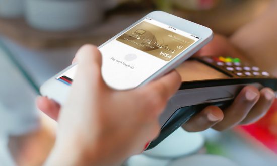 iphone med apple pay og santander kredittkort