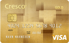 Cresco Gold Visa kredittkort