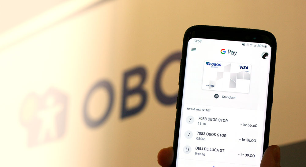 OBOS er en av landets tilbydere av Google Pay