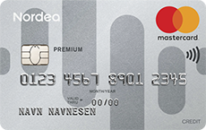 Nordea Premium Mastercard kredittkort