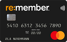 re:member black kredittkort